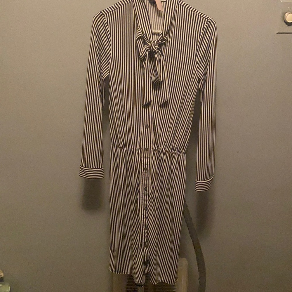 Ann Taylor Striped Dtess